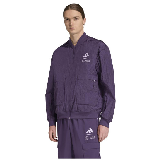 Adidas Ανδρικό μπουφάν Mercedes - AMG Petronas Formula One Team Premium Woven Bomber Jacket